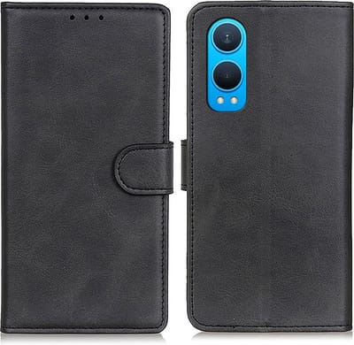 Coverup Hoesje - Geschikt voor OnePlus Nord CE4 Lite 5G Hoesje - Coverup Luxe Book Case - Zwart