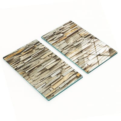 Multifunctionele decoratieve keukenplanken van gehard glas, notitieblokjes 2x30x52 cm