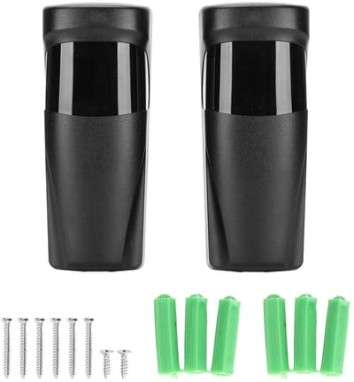 Dailygoody - Infrarood Beam Alarm - Beveiligingssensor - Waterdicht - Inbraakdetectie - Geschikt voor scholen en kantoorgebouwen