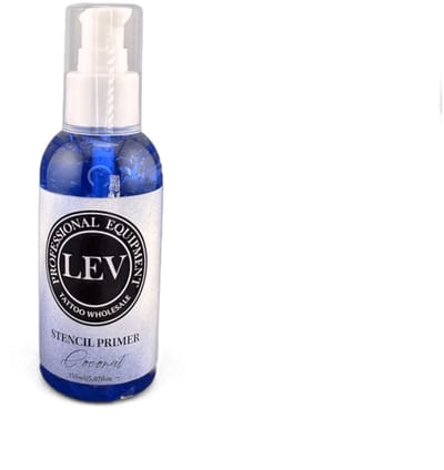 LEV Stencil Primer - Coconut - 150ml | Tattoo Transfer Gel | Stencil Stuff | Stencil Crème | Tattoo Stencil Papier Sheets | Tatoeage Transfer | Overtrek Papier Tekenen | Thermisch Carbon | Tattoo Ink Design