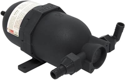 Expansievat Waterpomp - Drukregelaar Reservoir - Constante Waterdruk - Nieuw Model 2024 - 15x10x23 cm - Zwart