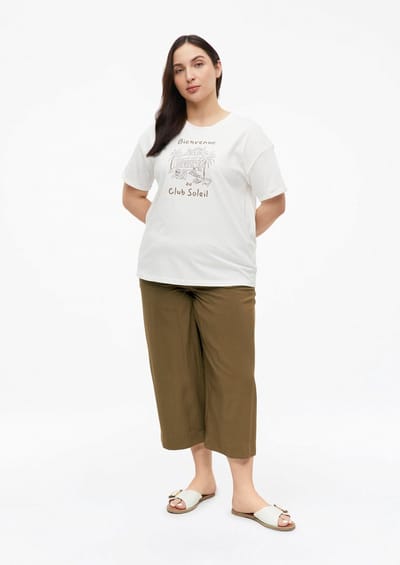 s.Oliver - female - Culottes van viscose met elastische tailleband