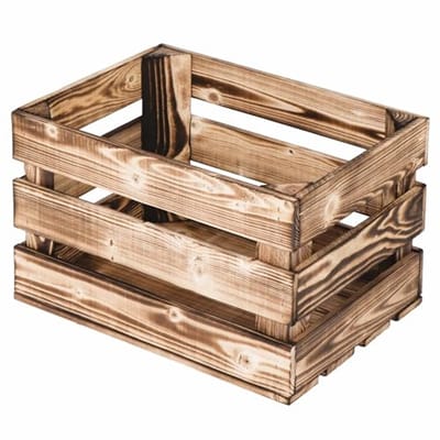 Vintage Houten Kratten voor Decoratie en Opberging | Multipurpose Kisten | Afmetingen 40 x 30 x 25 cm
