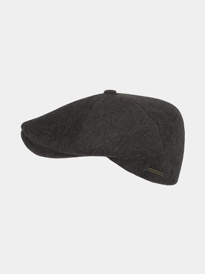 Brave - Kasjmieren flat cap - Antraciet