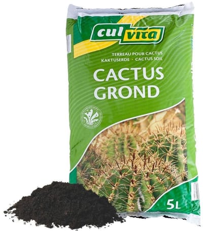 Culvita - Cactusgrond 5 liter - potgrond geschikt voor Cactus en vetplanten