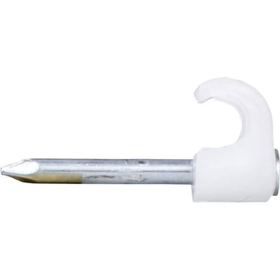 Schneider Electric 2042018 Spijkerclip 2042018 Bundel-Ø (bereik) 10 tot 14 mm UV-stabiel, Halogeenvrij Wit 100 stuk(s)