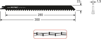 Reciprozagen RC830 / 1241HM (VPE 1 stuks) - 5250830