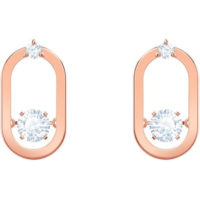 Boucles d'oreilles Swarovski Sparkling Dance pour femme 5468118 Rose Gold|Box (Random Color) blue