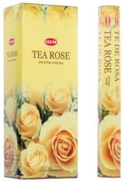 HEM Wierook - Tea Rose - Slof (6 pakjes/120 stokjes)