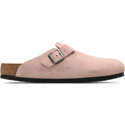 Birkenstock Boston Slippers en Sandalen Heren - Roze - Maat 43 - Nubuck
