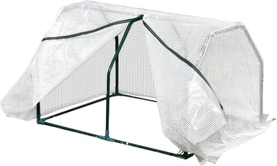 Mini Broeikas met Stalen Frame en PVC Cover - Compacte Kweekkas voor Tuinplanten