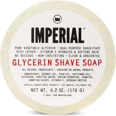 Imperial Glycerin Shave Soap 176 gr. | Shaving Soap