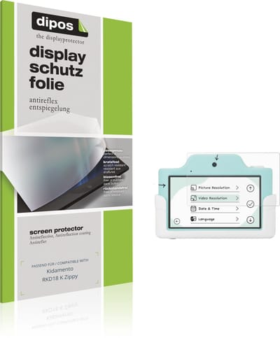 dipos – 4x Matte Beschermfolie geschikt voor Kidamento RKD18 K Zippy | Krasbestendige & antireflecterende Screenprotector Ultra-Thin