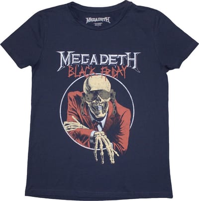 Megadeth - Black Friday Dames T-shirt - S - Donkerblauw