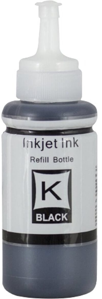 T6641/T6731 Zwart Huismerk Inktfles 100ml | C13T664140 | Geschikt voor Epson EcoTank ET-2500/ET-2550/ET-2600/ET-2610/ET-2650/ET-3600/ET-4500/ET-4550/ET-14000/ET-16500/ET-L300/ET-L355/ET-L555/ET-L810/ET-L850/Epson L800/L801/L805/L1800