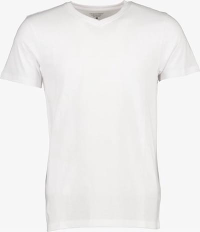 Unsigned heren T-shirt wit katoen V-hals - Maat S