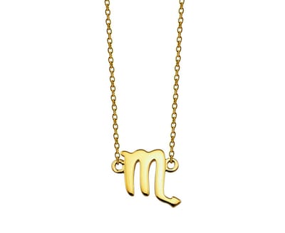 Ketting Schorpioen Gold-Plated Zodiac ZN011G