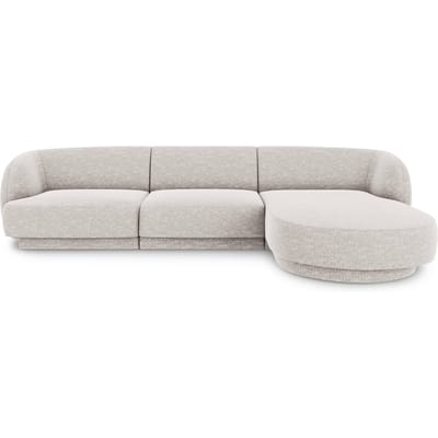 3.5-zitshoekbank Miley rechts chenille | Micadoni Limited Edition