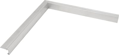 Wovar Daktrim Aluminium Binnenhoek 4.5 x 4.5 x 40 cm | Per Stuk