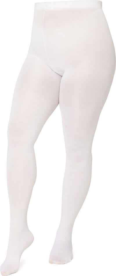 Merry Style MS-GB-162 Dames Panty - 60 DEN -Plus Size - Grote maat - Polyamide - Wit - XXXL