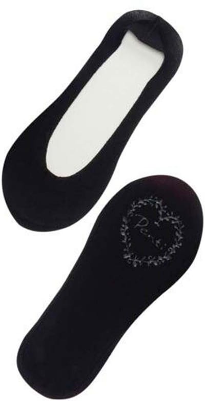 Penti Dames Kousenvoetjes Laser Cut - ZWART - Maat One size