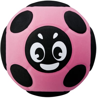 Mikasa Soft Smile Speelbal, Roze Lieveheersbeestje, Kids Bal