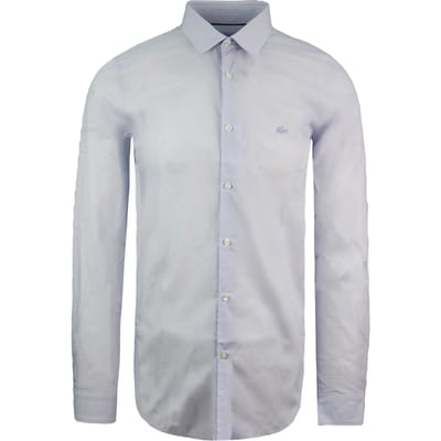 Lacoste Slim Fit Heren Overhemd Lichtblauw