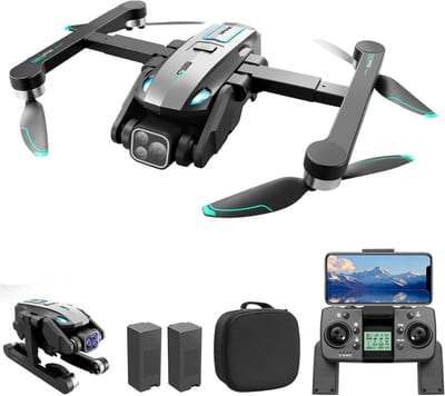 GPS drone met 1080p camera, borstelloze motor, automatische terugkeer, GPS-navigatie en intelligent volgen