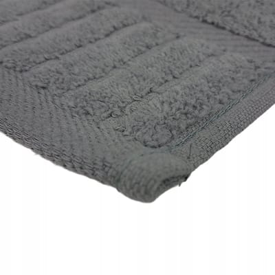 Jedeka Passo Handdoek Donkergrijs 35x50cm - 100% Katoen