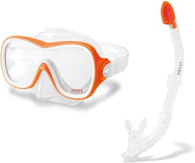 Duikset met Duikbril en Snorkel - Kinderen en Volwassenen - Polycarbonaat Lens