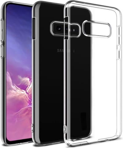 Silicone back cover Geschikt voor Samsung Galaxy S10E/Transparant hoesje