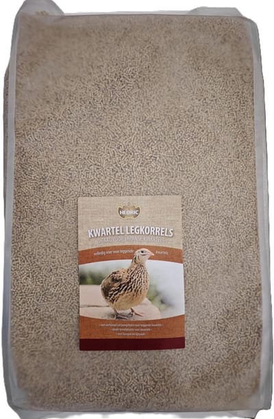 Dailygoods- Legkorrels 10 kg - Volledig Diervoeder - Kwartels - Voeding - Eieren Leggen - Belangrijke Voedingsstoffen - Kwartelvoer