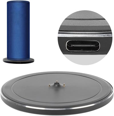 Allecto Plus - Oplaaddock voor Draagbare Bluetooth Luidspreker - Met USB Type C Oplader en Houder - Compatibel met Ears UE Boom 3 en Megaboom 3 - Station voor Opladen en Opbergen van Speaker