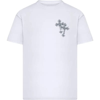 Mister Tee - Six Crosses Oversize Heren Tshirt - XS - Wit