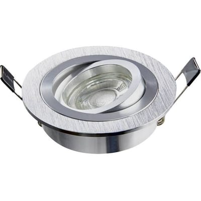Heitronic 500591 DL7801 Inbouwlamp LED LED vast ingebouwd 8 W Aluminium