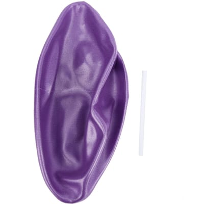 Ballon d'exercice de yoga robuste de 25 cm, balles de fitness antidéflagrantes pour Pilates et grossesse violet