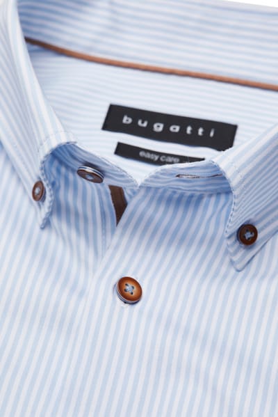 Bugatti Herren Casual overhemd met subtiele strepen