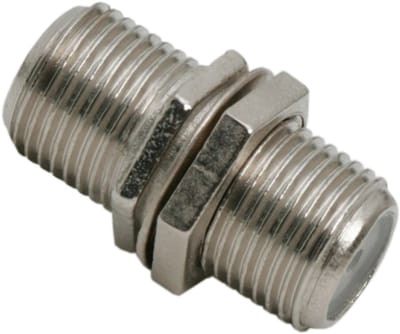 10x F-Connector Koppelstuk – F Female naar Female – Coax Antenne Adapter – Metalen Behuizing – TV & Satelliet - 10 Stuks [05259]
