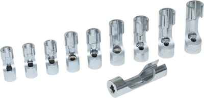 Dopsleutel Set - Moer Sockets - Sensoren Losdraaien - Speciaal Ontwerp - 10 Stuks - Chroom