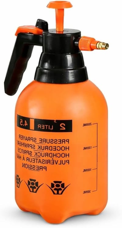 Handpomp drukspuit voor tuinieren, 3 liter, ideaal voor planten, onkruidbestrijding en reiniging, kunststof handheld