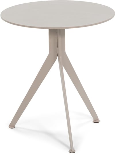 Spinder Design bijzettafel Daley Low - Silky Taupe - Ø 38 - Staal
