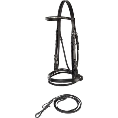 Horze Weston Hoofdstel, Black, Vollblut