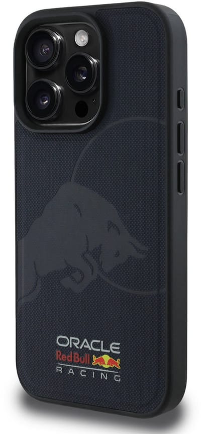Red Bull Racing iPhone 16 Pro Max Back cover case - Magsafe - Meshed - Debossed Bull - Navy