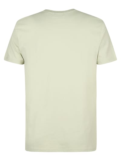 Petrol Industries Heren T-shirt - Katoen - Ronde Hals - Korte Mouwen - Basis Shirt - Herenkleding - Groen - Maat XXL