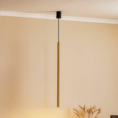 Nowodvorski Lighting Hanglamp Las, 1-lamp, messing, kap 75cm