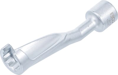 BGS Speciale sleutel voor injectieleidingen voor BMW, Opel 2.5TD, Mercedes-Benz 12,5 mm (1/2) 17 mm