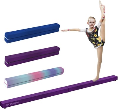 SPORTNOW-Beam Balance-Fluwelen-210x10x6.5cm-Paars
