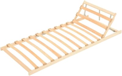 Houten Lattenbodem - Verstelbare Bodem - Goede Nachtrust - Met Verstelbaar Hoofdeinde - 80x200 cm - Bruin