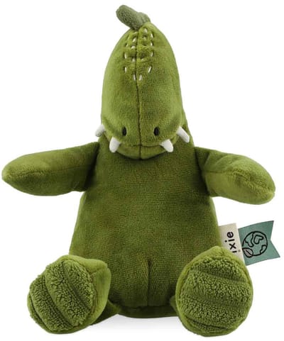 Trixie Knuffel Mr. Dino â€“ 0m+ â€“ Leuk als geboortegeschenk â€“ Gerecycleerde stof
