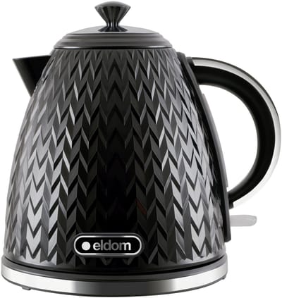 Eldom waterkoker, kleur zwart, vermogen 2000 W, inhoud 1,7 l, waterpeilindicator, gaasfilter, C265C